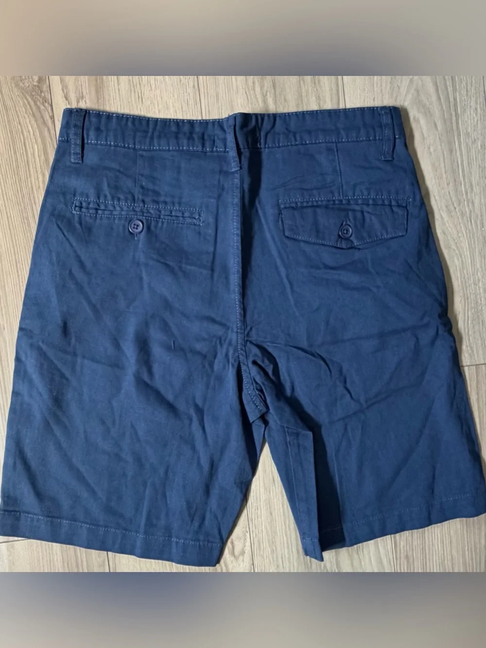 FF.LA Five Four Men's Navy Cotton Casual Shorts Chino 9” inseam Sz 30 NWOT